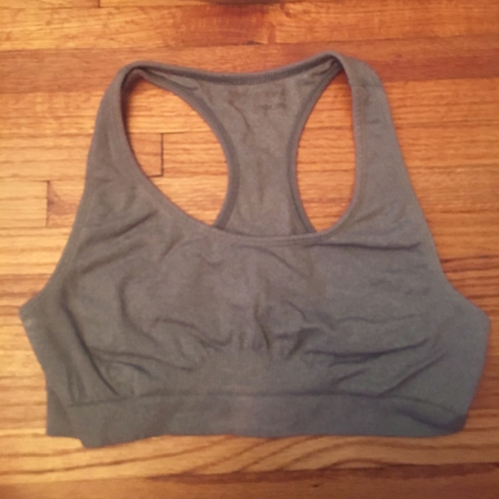 Comfy Gray Sports Bra